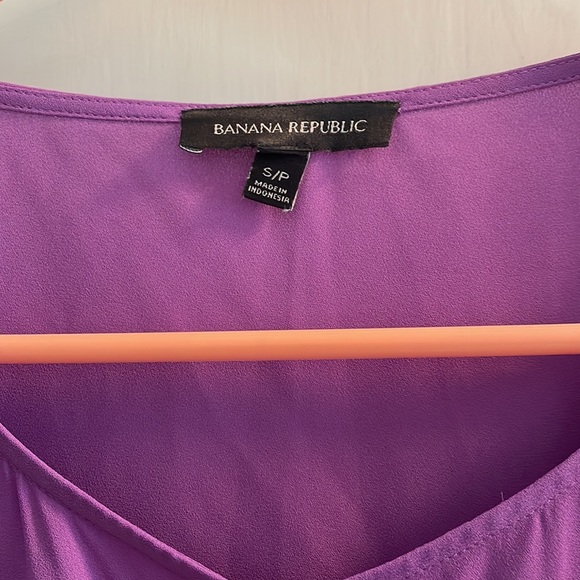 Purple Banana Republic Open Front Blouse - Picture 2 of 6